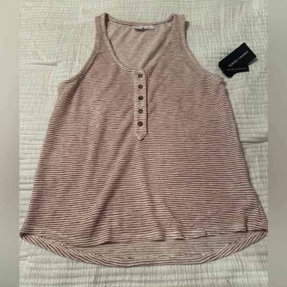 Melrose and Market Fire Stripe Tank - NWT - Size XS - Picture 3 of 9